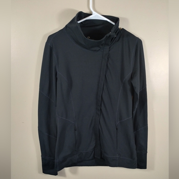 Gap BodyFit Long sleeve Athletic Jacket Black zip up - Picture 2 of 16
